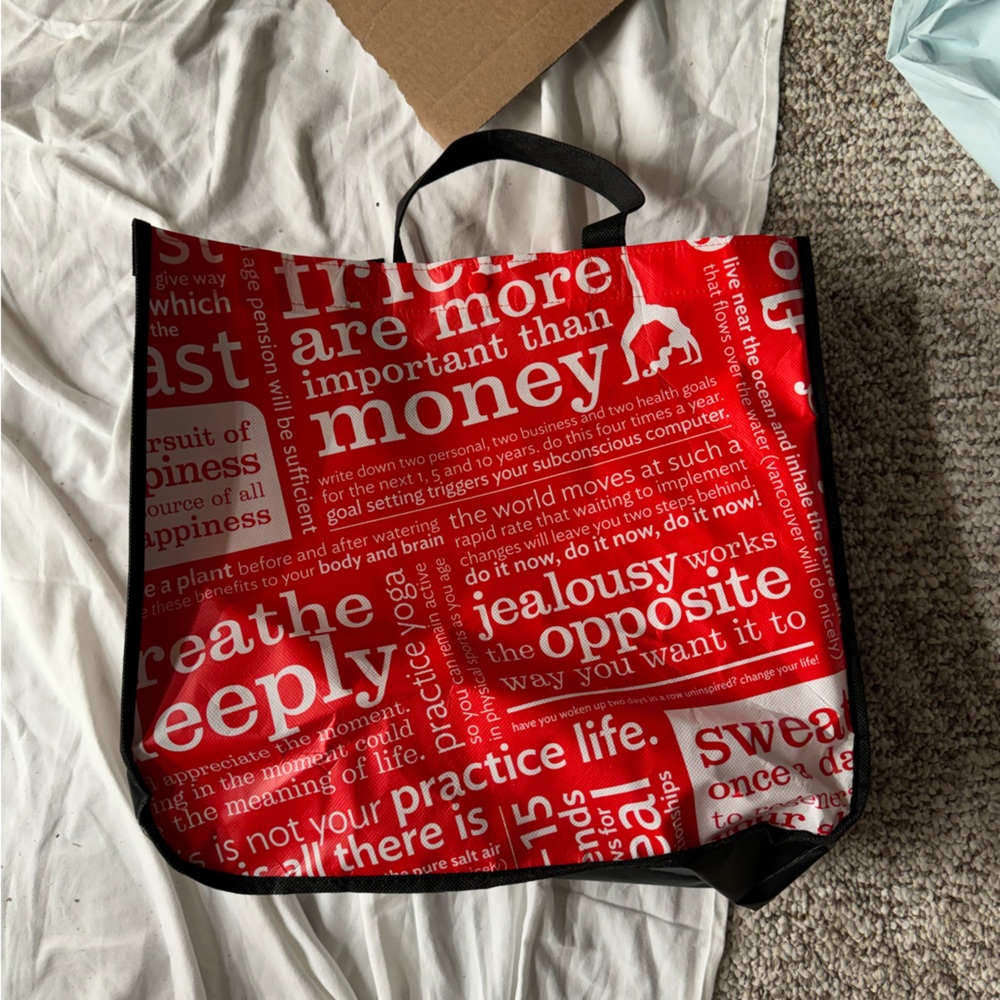 Lululemon Large Reusable Tote Bag